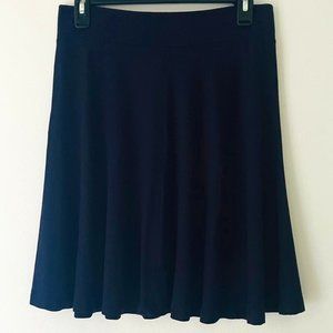 Cute LOFT Navy Short Skirt